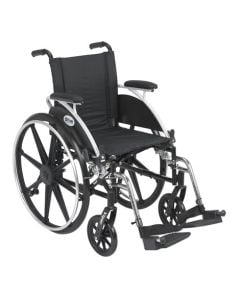 Viper Wheelchair 12" Seat Flip Back Desk Arms 