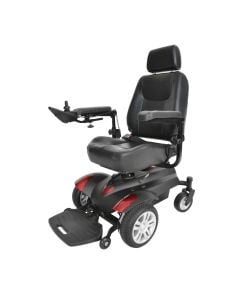 Titan X23 Front Wheel Power Wheelchair Full Back Captain Seat 20" x 20"