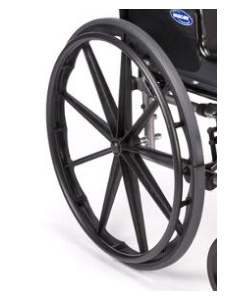 Rear Wheels with Hand rims for Invacare Wheelchair, 24", 1133310