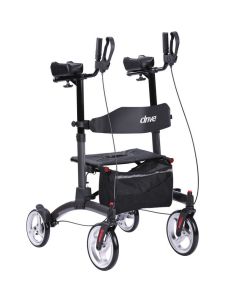 Blue Drive Adjustable Elevate Upright Walker UPWKRBL10