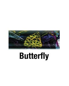 Designer Offset Handle Cane - Butterfly W1345B
