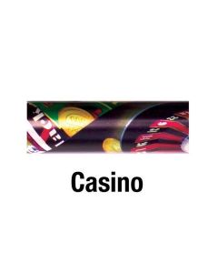 Designer Offset Handle Cane - Casino W1345CA