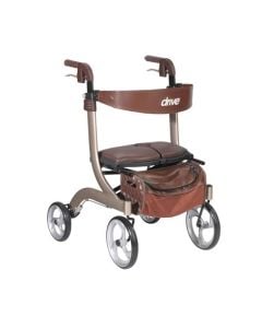 Light Brown Nitro DLX Deluxe Euro Style Walker by Drive Medical 