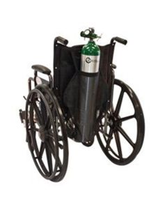 Black Nylon Oxygen Cylinder Carrying Bags for Wheelchairs