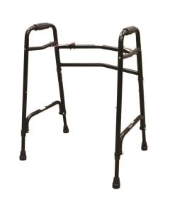 Grey Steel Two Button Walkers - Roscoe Medical