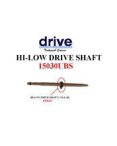 Delta High Low Drive Shaft & Collar Replacement Drive Medical 15030UBS