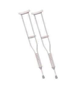 Drive Walking Crutches with Underarm Pad and Handgrip, Adult, 1 Pair