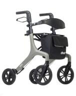 AeroWalk Ultra-Lite Rollator Walker, Grey by Drive Medical 10277gy
