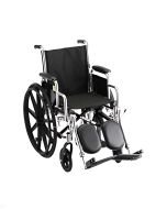 HAMMERTONE WHEELCHAIR- 18 INCH WITH DETACHABLE ARMS & ELEVATING LEGREST