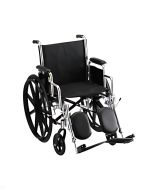 Hammertone Wheelchair 20" with Detachable Arms & Legrests - Nova