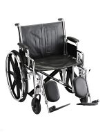 HAMMERTONE WHEELCHAIR- 22 INCH WITH DETACHABLE ARMS & ELEVATING LEGREST by Nova