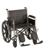 HAMMERTONE WHEELCHAIR- 22 INCH WITH DETACHABLE FULL ARMS & ELEVATING LEGREST by Nova