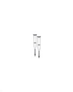 CRUTCH ALUMINUM PUSHBUTTON-YOUTH by Nova
