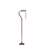 Airgo Comfort-Plus Cane with MiniQuad Ultra-stable Tip, Burgundy 730-858