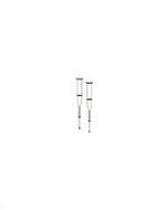 CRUTCH ALUMINUM QUICK ADJUSTABLE SHORT CRUTCH - QUICK ADJUSTABLE (YOUTH) by Nova