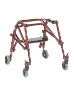 Nimbo Posterior Walker with Seat Small Castle Red Drive Medical KA2200S-2GCR
