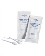 Case of 750 Medline Lemon Glycerin 3 pack Swabsticks MDS090600