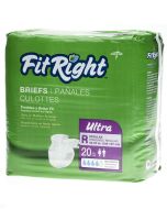 Case of FitRight Ultra Briefs - Regular | 80
