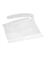Case of Medline Waterproof Plastic Bibs in White NON24267C |