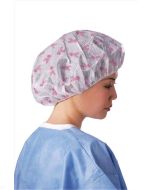Pro Series Pro Series Bouffant Caps in Pink Ribbon in NON28230R