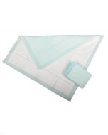 Case of Protection Plus Polymer Underpads - Green | 100 30" X 30"