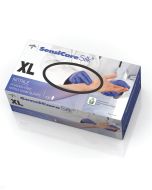 Case of SensiCare Silk Nitrile Exam Gloves | Dark Blue | X-Large