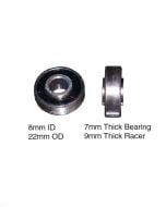 Silver Sport Recliner Caster Bearing Drive Medical STDS1011