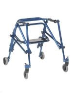 Medium Nimbo Rehab Blue Posterior Posture Walker with Seat by Wenzelite