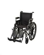 HAMMERTONE WHEELCHAIR- 16 INCH LIGHTWEIGHT WITH FLIP BACK DETACHABLE ARMS & ELEVATING LEGREST by Nova