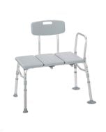 Drive Heavy Duty Transfer Bench, Adjustable Backrest 400lb Capacity