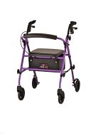 JOURNEY ROLLING WALKER STEEL FRAME - PURPLE by Nova