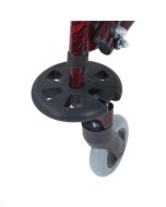 Universal Black Non-Swivel Front Wheels for Nimbo Wenzelite ka 8100