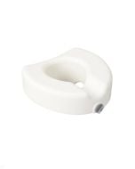 Drive Premium Plastic Raised Toilet Seat with Lock, Elongated