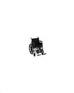 HAMMERTONE WHEELCHAIR- 18 INCH LIGHTWEIGHT WITH FLIP BACK FULL ARMS & ELEVATING LEGREST
