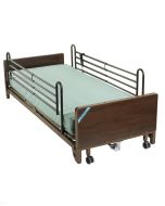 Delta Ultra Light Full Electric Low Hospital Bed Full Rails Innerspring Mattress