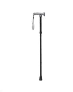 Drive Adjustable Lightweight Folding Cane with Gel Hand Grip, Black