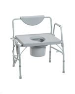 Bariatric 1000 lb Drop Arm Bedside Commode Chair by Drive Medical 11135-1