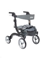 Hemi Nitro Walker Rollator, 10" Casters by Drive Medical, RTL10266BK-H