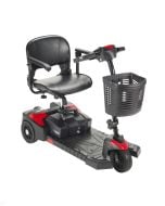 Scout 3 Wheel Compact Travel Power Scooter, Red | Drive Medical