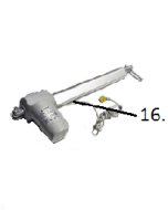 Hi/Lo Actuator PrimeCare Hospital Bed 1752 Drive Medical SP01-79323