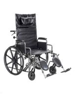 HD Silver Sport Reclining Wheelchair 24" by Drive Medical, SSP24RBDDAV