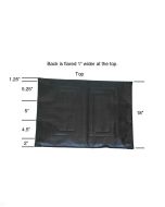 Back Upholstery for Sentra EC Wheelchair 22 Inch Wide STDS1S2632