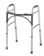 Deluxe Two Button Folding Walker by Drive Medical 10200-1