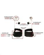 Left Foot Plate for Poly Fly Wheelchair by Drive Medical