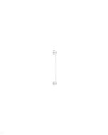 WALL GRAB BAR 18 INCH WHITE WALL GRAB BAR- 18in. WITH IVORY POWDER COATING by Nova