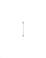 WALL GRAB BAR 24 INCH CHROME WALL GRAB BAR- 24in. CHROME WITH KNURLED HANDLE by Nova