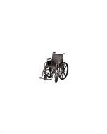 HAMMERTONE WHEELCHAIR- 18 INCH WITH DETACHABLE FULL ARMS & SWINGAWAY FOOTREST