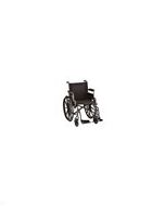 HAMMERTONE WHEELCHAIR- 18 INCH LIGHTWEIGHT WITH FLIP BACK DETACHABLE ARMS & SWINGAWAY FOOTREST