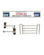 Competitor Bed Side Rails W/ Side Rails Receivers Replacement Drive Medical 15560-04