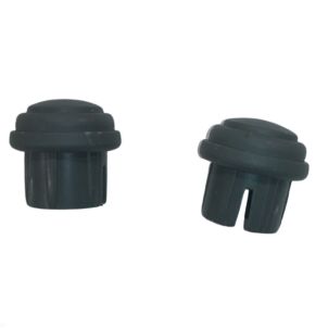 Mushroom Rear Gliding Caps for Walkers, Pair by Drive Medical 10107MC-G